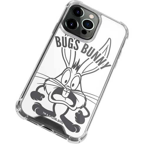 Looney Tunes Bugs Bunny Big Head iPhone 13 Pro Max Clear Case